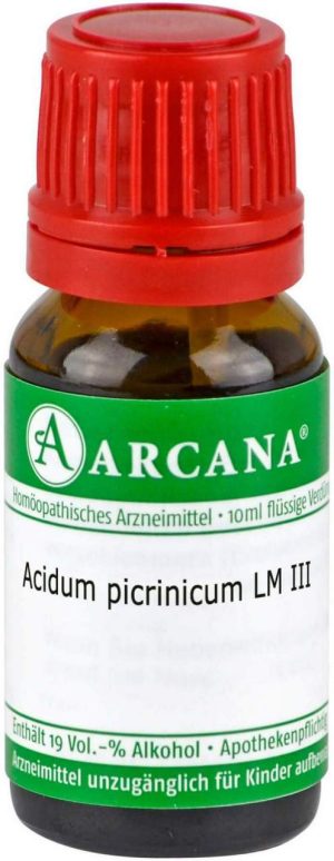 Acidum Picrinicum Lm 3 Dilution 10ml