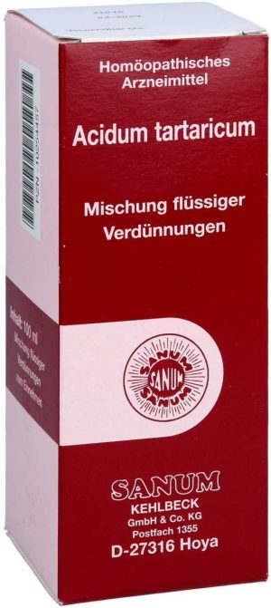 Acidum Tartaricum Tropfen zum Einnehmen 100 ml