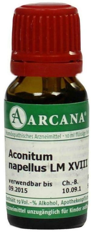 Aconitum Arcana Lm 18 Dilution 10 ml