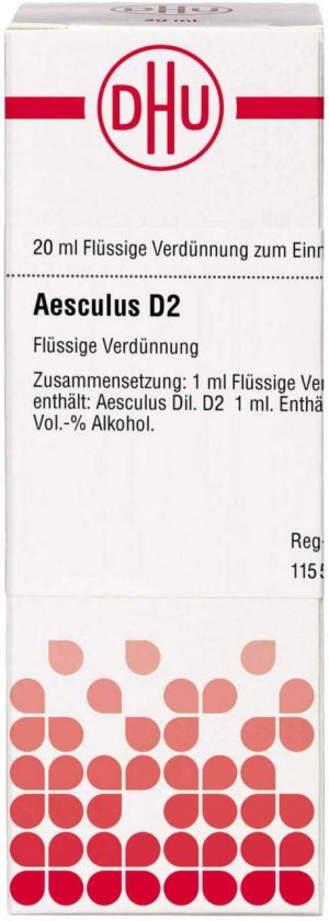 Aesculus D2 Dhu 20 ml Dilutionn