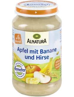 Alnatura Apfel mit Banane und Hirse