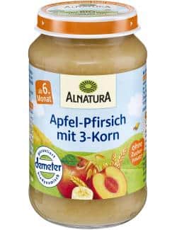 Alnatura Bio Apfel- Pfirsich mit 3-Korn