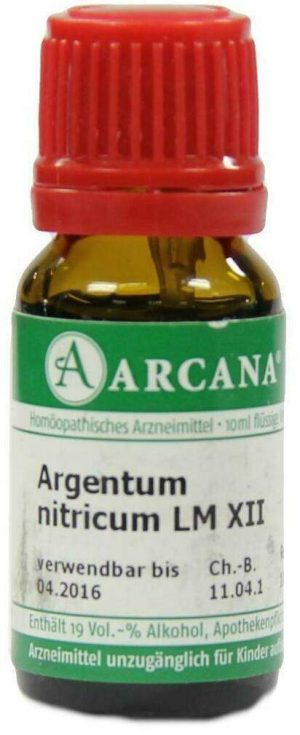 Argentum Nitricum Lm 12 Dilution 10 ml