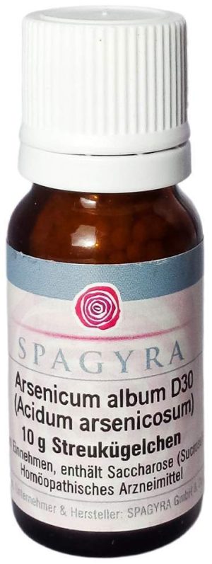 Arsenicum Album D 30 Acidum Arsenicosum Globuli 10 G