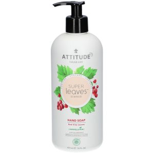 Attitude Super Leaves Handseife Rote Weinblätter