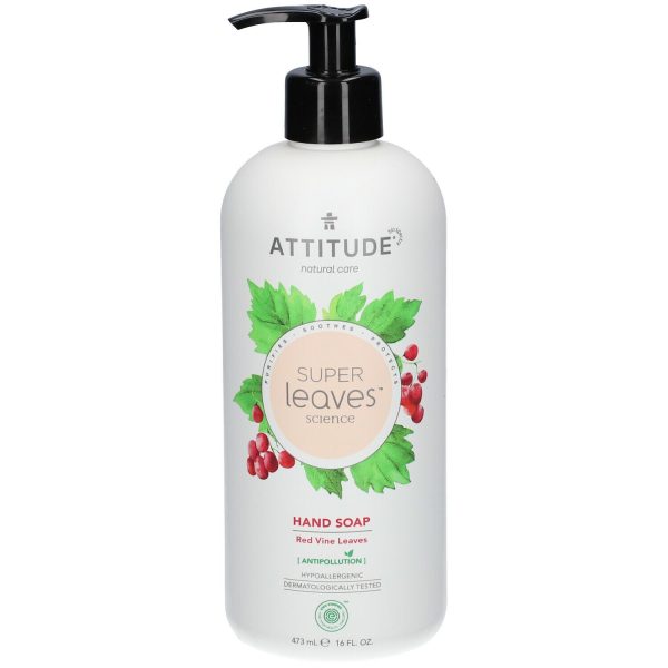 Attitude Super Leaves Handseife Rote Weinblätter