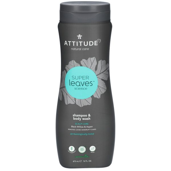 Attitude super leaves shampoo & body wash scalp care - Black Willow & Aspen