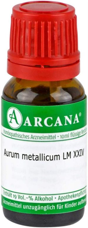 Aurum Metallicum Lm 24 Dilution 10 ml