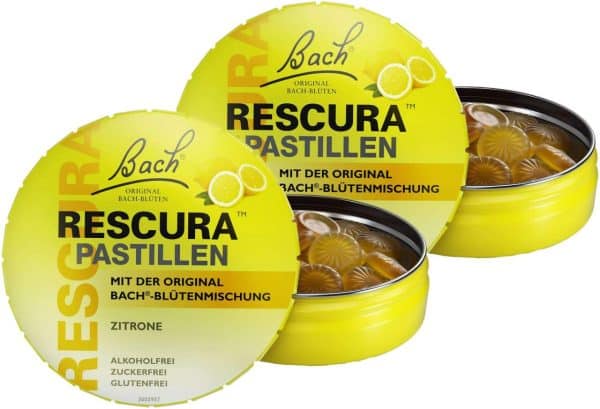 Bach Original Rescura Zitrone 2 x 50 g Pastillen