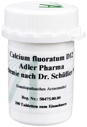 Biochemie Adler 1 Calcium Fluor. D12 200 Tabletten