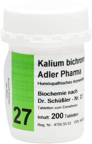 Biochemie Adler 27 Kalium Bichr.D12 Adp Tabletten