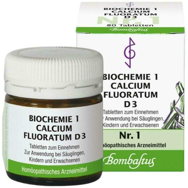 Biochemie Bombastus 1 Calcium Fluoratum D 3 80 Tabletten