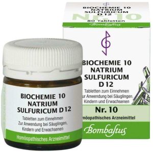 Biochemie Bombastus 10 Natrium Sulfuricum D 12 80 Tabletten