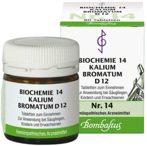 Biochemie Bombastus 14 Kalium Bromatum D 12 80 Tabletten