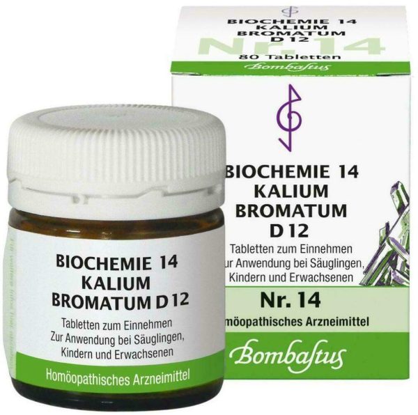Biochemie Bombastus 14 Kalium Bromatum D 12 80 Tabletten
