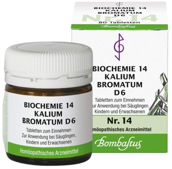 Biochemie Bombastus 14 Kalium Bromatum D 6 80 Tabletten