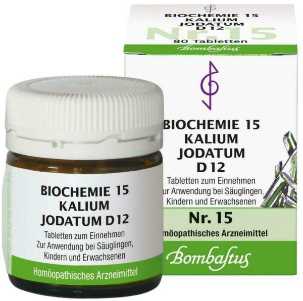 Biochemie Bombastus 15 Kalium Jodatum D 12 80 Tabletten