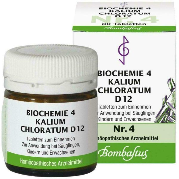 Biochemie Bombastus 4 Kalium Chloratum D 12 80 Tabletten