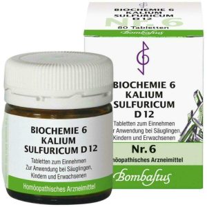 Biochemie Bombastus 6 Kalium Sulfuricum D 12 80 Tabletten