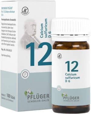 Biochemie Pflüger 12 Calcium Sulfuricum D6 100 Tabletten