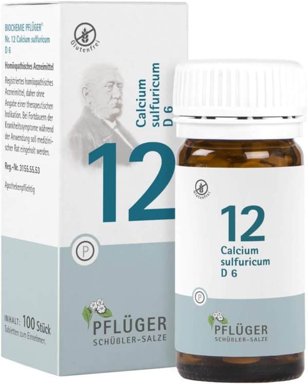 Biochemie Pflüger 12 Calcium Sulfuricum D6 100 Tabletten