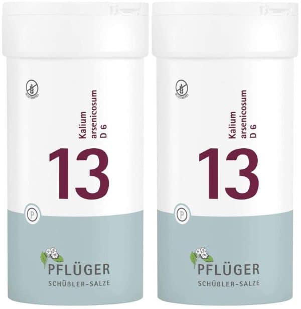 Biochemie Pflüger 13 Kalium arsenicum D6 2 x 400 Tabletten