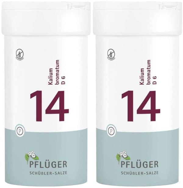 Biochemie Pflüger 14 Kalium bromatum D6 2 x 400 Tabletten