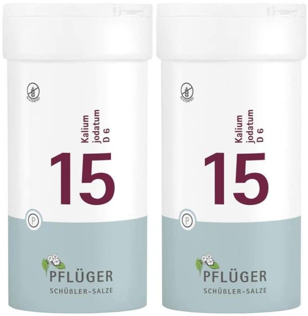 Biochemie Pflüger 15 Kalium jodatum D6 2 x 400 Tabletten