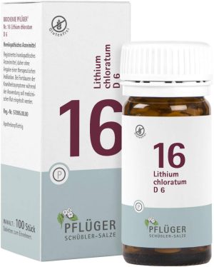 Biochemie Pflüger 16 Lithium Chloratum D6 100 Tabletten