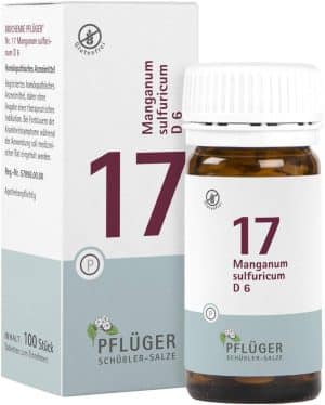 Biochemie Pflüger 17 Manganum Sulfuricum D6 100 Tabletten