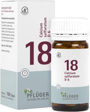 Biochemie Pflüger 18 Calcium Sulfuratum D6 100 Tabletten