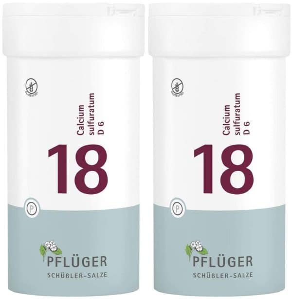 Biochemie Pflüger 18 Calcium sulfuratum D6 2 x 400 Tabletten
