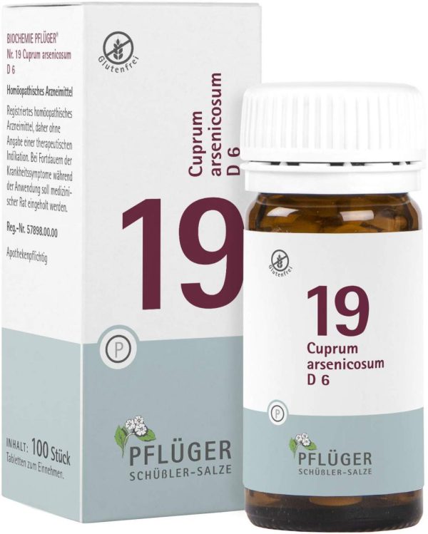 Biochemie Pflüger 19 Cuprum Arsenicosum D6 100 Tabletten
