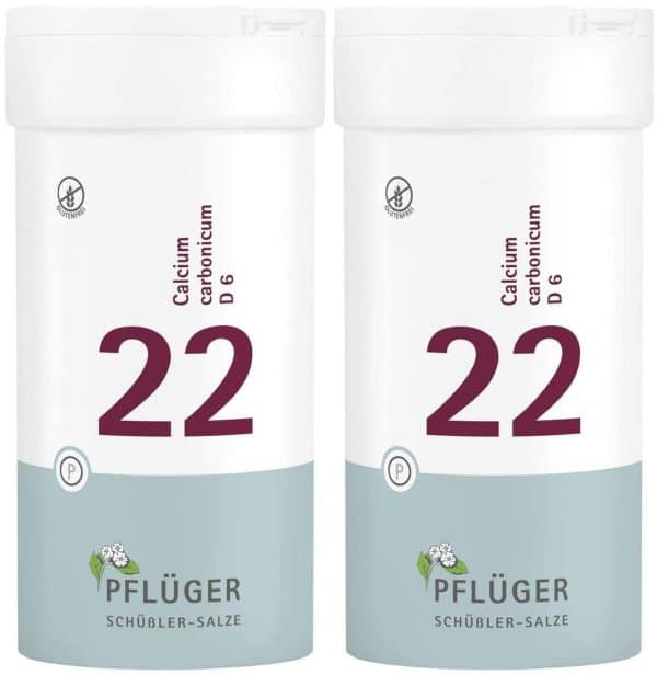 Biochemie Pflüger 22 Calcium carbonicum D6 2 x 400 Tabletten
