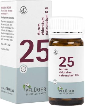 Biochemie Pflüger 25 Aurum Chloratum Natronatum D6 100 Tabletten