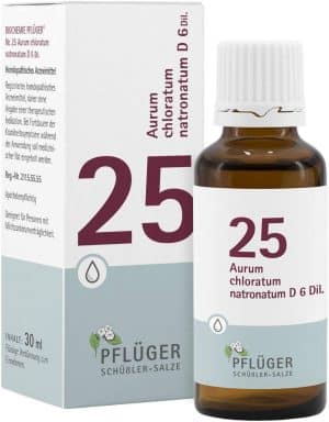 Biochemie Pflüger 25 Aurum Chloratum Natronatum D6 30 ml Tropfen