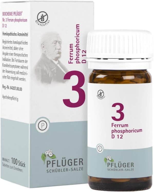 Biochemie Pflüger 3 Ferrum Phosphoricum D12 100 Tabletten