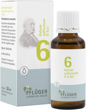Biochemie Pflüger 6 Kalium Sulfuricum D6 30 ml Tropfen