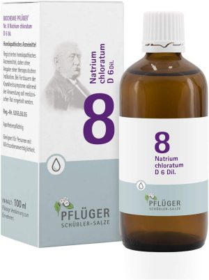 Biochemie Pflüger 8 Natrium Chloratum D6 100 ml Tropfen