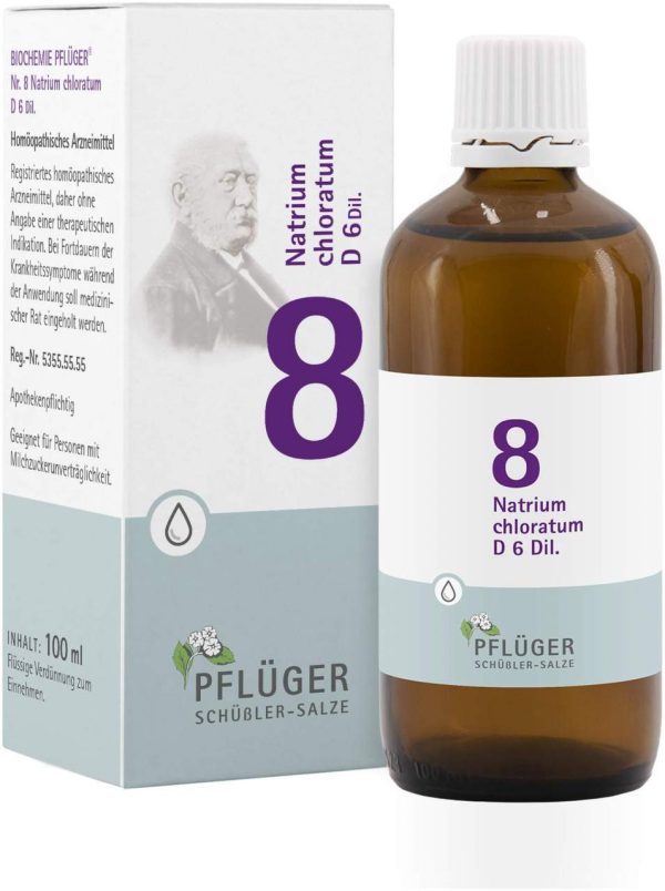 Biochemie Pflüger 8 Natrium Chloratum D6 100 ml Tropfen