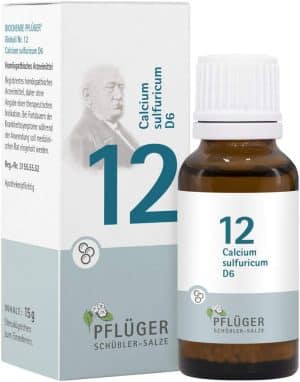 Biochemie Pflüger Nr. 12 Calcium Sulfuricum D6 15 G Globuli