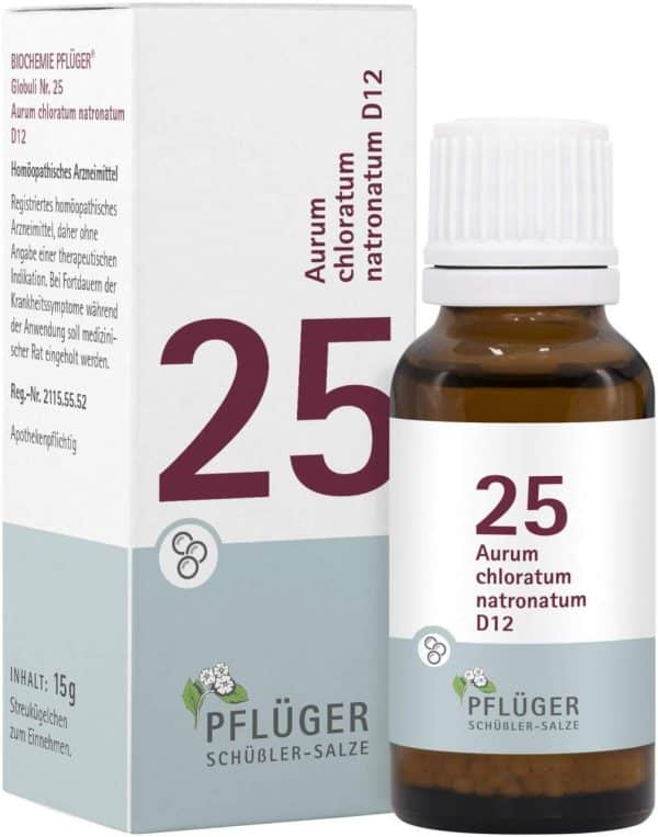 Biochemie Pflüger Nr. 25 Aurum Chloratum Natronatum D12 15 G...