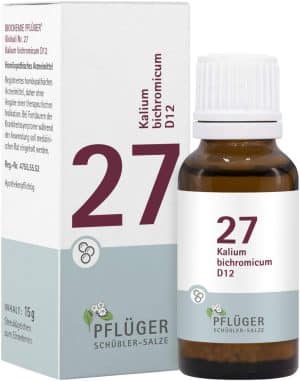 Biochemie Pflüger Nr. 27 Kalium Bichromicum D12 15 G Globuli