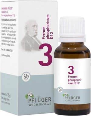Biochemie Pflüger Nr. 3 Ferrum Phosphoricum D12 15 G Globuli