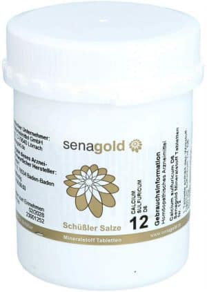 Biochemie Senagold 12 Calcium Sulfuricum D 6 Table