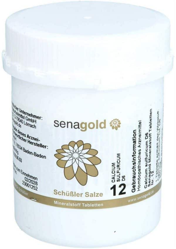Biochemie Senagold 12 Calcium Sulfuricum D 6 Table
