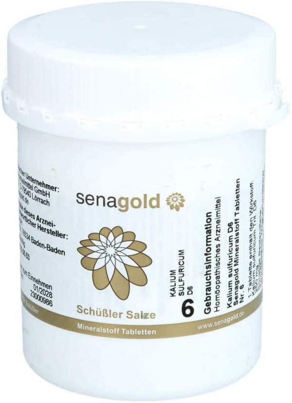 Biochemie Senagold 6 Kalium Sulfuricum D 6 Tablett