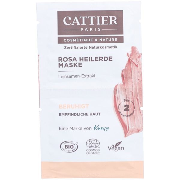 CATTIER rosa Heilerde Maske empfindliche Haut