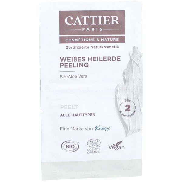CATTIER weißes Heilerde Peeling alle Hauttypen