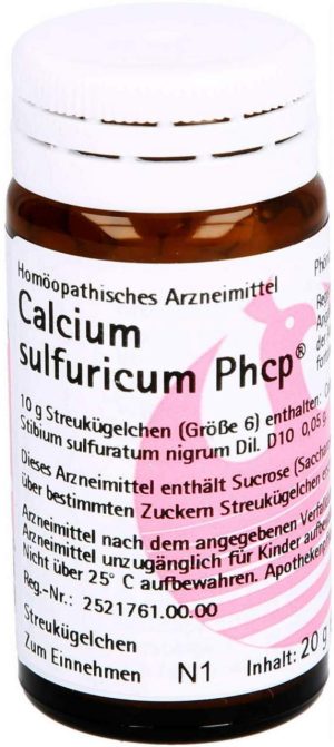 Calcium Sulfuricum Phcp Globuli